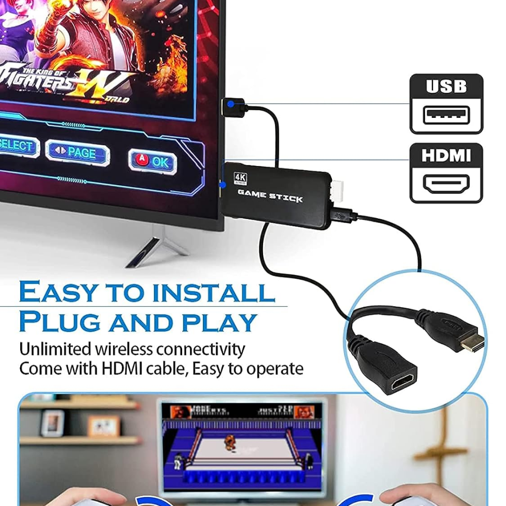 Consola Inalambrica Game Stick P5 Hdmi